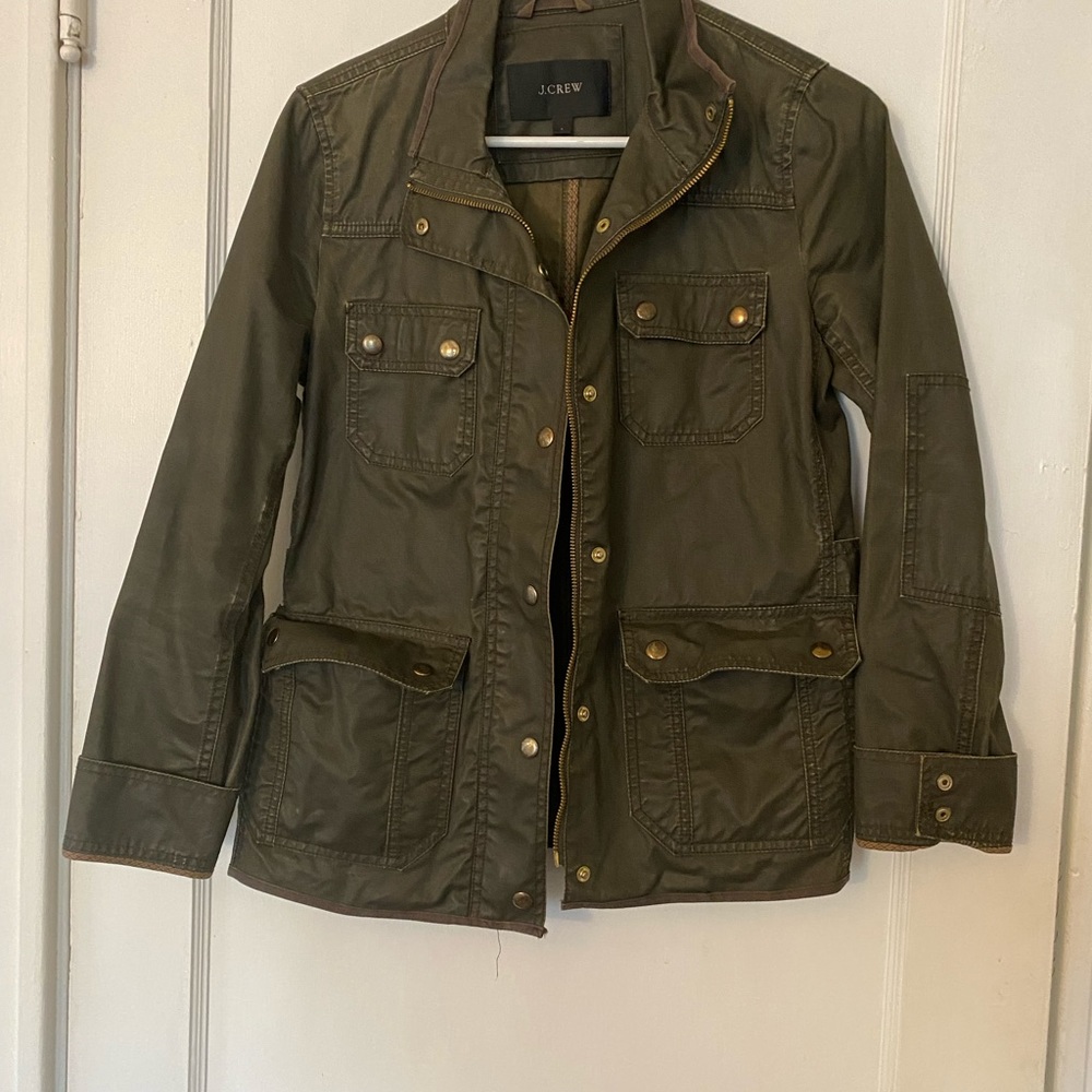 J Crew Green Jacket